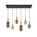 hanglamp eettafel smoke bollen lang