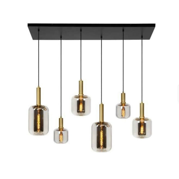 hanglamp eettafel smoke bollen lang