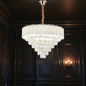 Witte Kroonluchter Hanglamp Glas 60 Ø