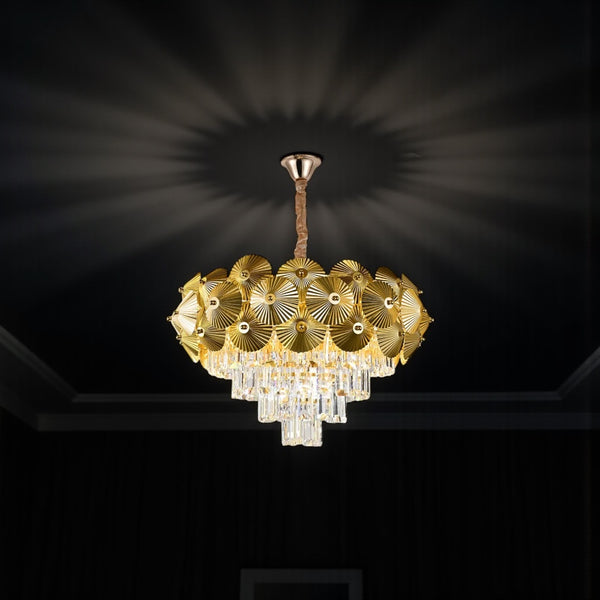 Kroonluchter Hanglamp Goud Delta 60 Ø