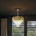 Moderne Kroonluchter Hanglamp – Goud 30 Ø