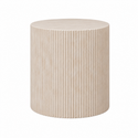 Eettafel Rond travertin – Japandi stijl-130cm