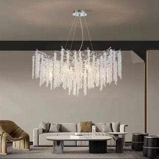 Luxe hanglamp met kristallen stenen 80 Ø