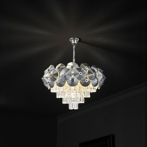 Kroonluchter Hanglamp Zilver Rona 60 Ø