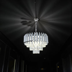 Kroonluchter Hanglamp Zilver Lora 30 Ø