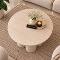 Salontafel Mangohout Crème 3  Potig - 100 cm