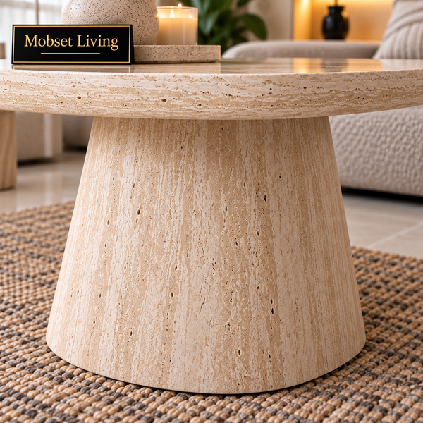 Salontafels 3 Stuks Beige Keramiek Blad - Floor