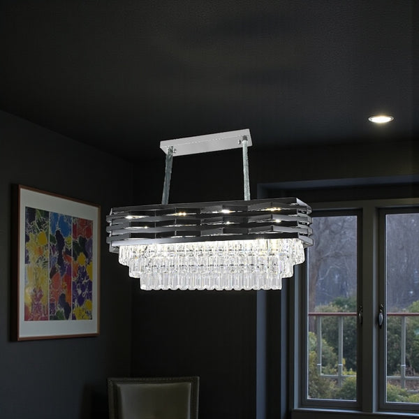 Moderne Eettafel Hanglamp Kroonluchter Smoke