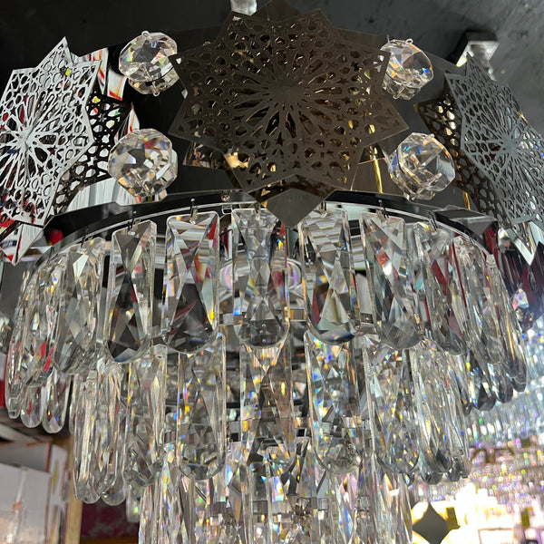 Hanglamp zilver Elina 45 Ø