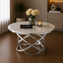 Ronde marmeren eettafel voor moderne interieur