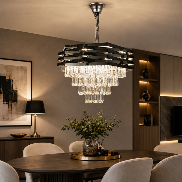 Moderne Kroonluchter Hanglamp Smoke 60 Ø