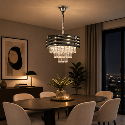Moderne Kroonluchter Hanglamp Smoke 45 Ø