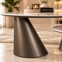 Salontafels 2 Stuks Bruin Keramiek Blad - Gabriella