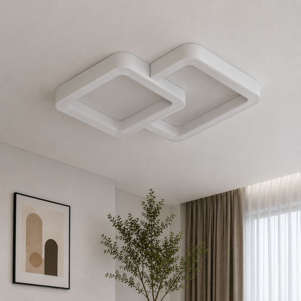 Plafondlamp Led Dimbaar Met Afstandsbediening 50x50 cm Ella