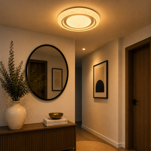 Plafondlamp Led Dimbaar 3 kleuren afstandsbediening 50 Ø