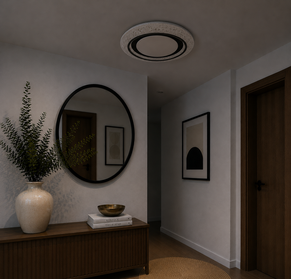 Plafondlamp Led Dimbaar 3 kleuren afstandsbediening 50 Ø