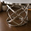 Ronde marmeren eettafel voor moderne interieur