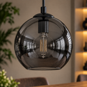 Hanglamp Eettafel Smoke Glas 3 Lichtpunten