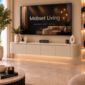 Zwevend TV-Meubel Japandi Beige – 180 cm