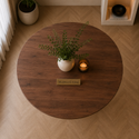 Ronde Mango Houten Eettafel 130 cm – Massief Mangohout