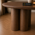 Eettafel Ovaal Bruin Mangohout 200x100cm