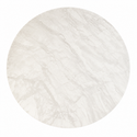 Travertin  Eettafel Rond– Crème Blad met poten goud - 130cm