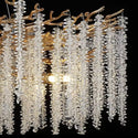 Luxe Hanglamp Goud met Kristallen Stenen 80 Ø