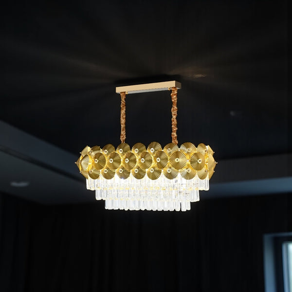 Eettafel Hanglamp Goud Delta