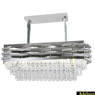 Eettafel hanglamp Lucia grijs