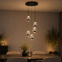 Hanglamp Zwart Led Dimbaar - 5 Lichtpunten