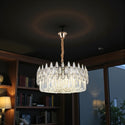 Hanglamp Kroonluchter Goud met Druppelvormige Kristallen Glas 60 Ø