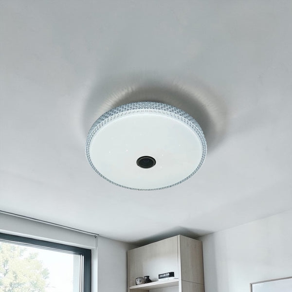 Plafondlamp met muziek led dimbaar 3 kleuren afstandsbediening 50 Ø