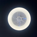 Ventilator Plafondlamp Led 3 Kleuren RGB Zwart