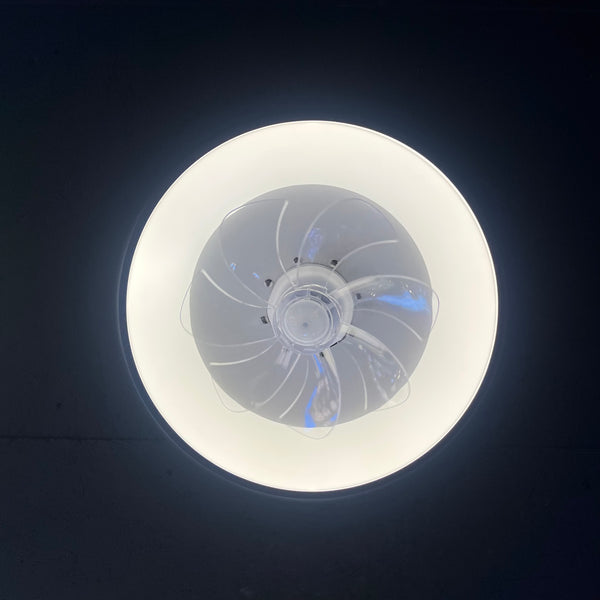 Ventilator Plafondlamp Led 3 Kleuren RGB Zwart