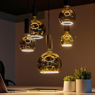 Floating LED Hanglamp – 5 Lichtpunten – Moderne Verstelbare Designlamp