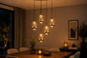 Hanglamp Goud Led 5 Dimbaar 5 - Lichtpunten Dimbaar