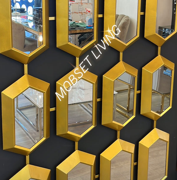 Blokspiegel goud