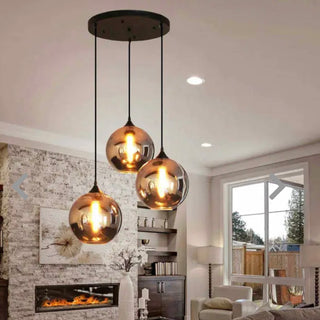 Hanglamp 3 smoke bollen