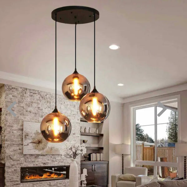 Hanglamp 3 smoke bollen