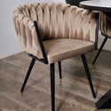 Eetkamer stoel taupe Dina