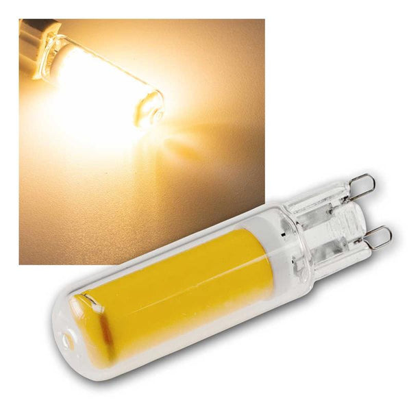 Led insteeklamp G9 spiraal goud 4,5W Dimbaar
