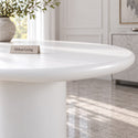 Eettafel Ovaal Witte MDF 180 x 90 cm - Lila