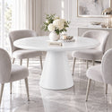 Eettafel Rond Witte MDF 130 cm - Lila