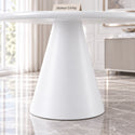 Eettafel Rond Witte MDF 130 cm - Lila