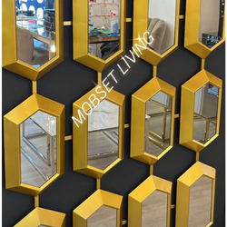 Blokspiegel goud