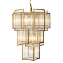 Chandelier 'Jet Set' met helder glas - Mobset Home