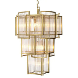 Chandelier 'Jet Set' met helder glas - Mobset Home