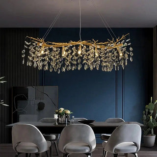 hanglamp eettafel goud 
