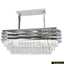 Eettafel hanglamp Lucia grijs