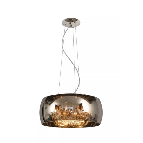 hanglamp rond smoke glas